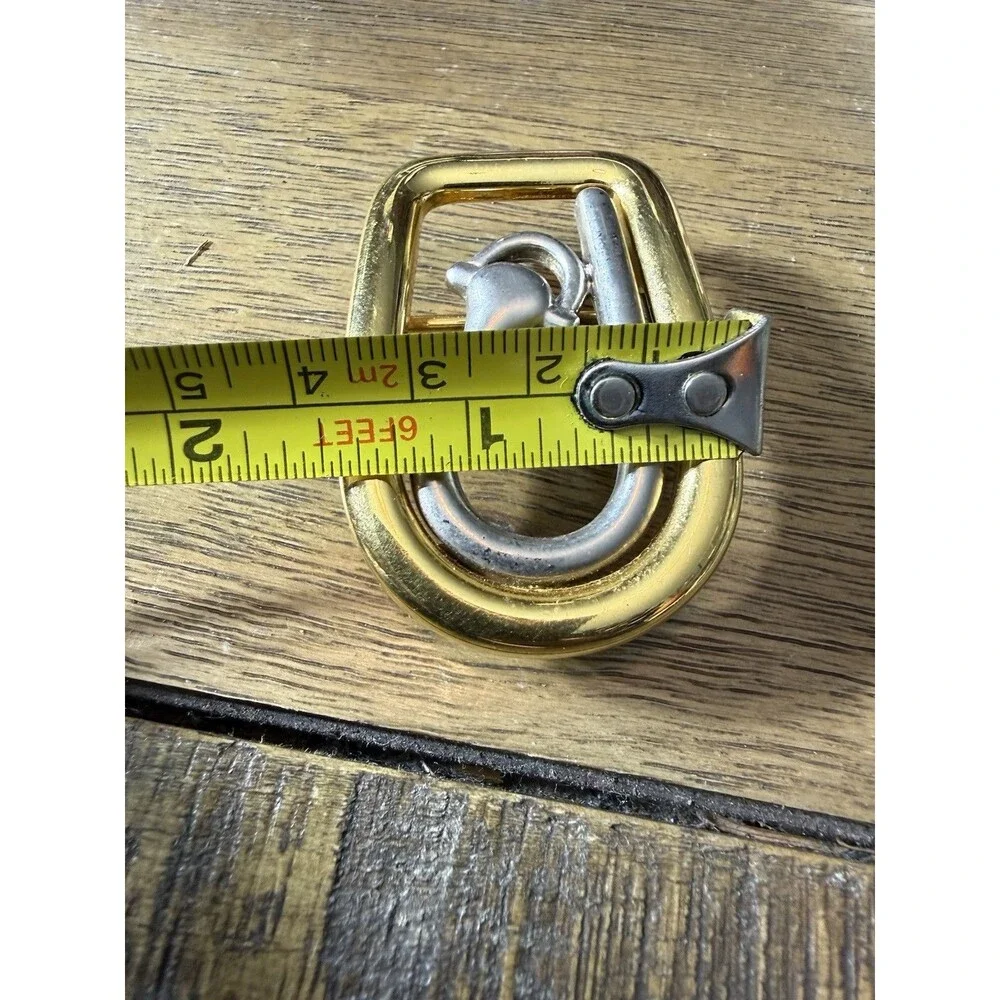 1970s Vintage Gucci Italy Horsebit Equestrian Belt Buckle Rare